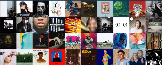 2018 Album Collage